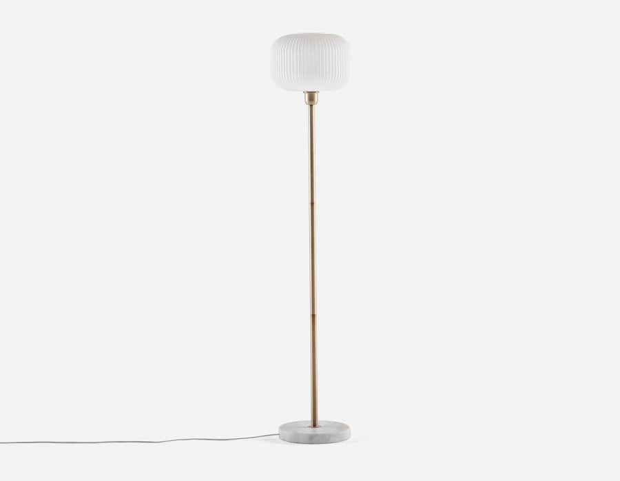 ILIANA floor lamp with marble base 150 cm height undefined