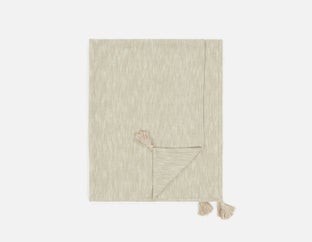 BIDAR - jeté 50" x 60" - Naturel