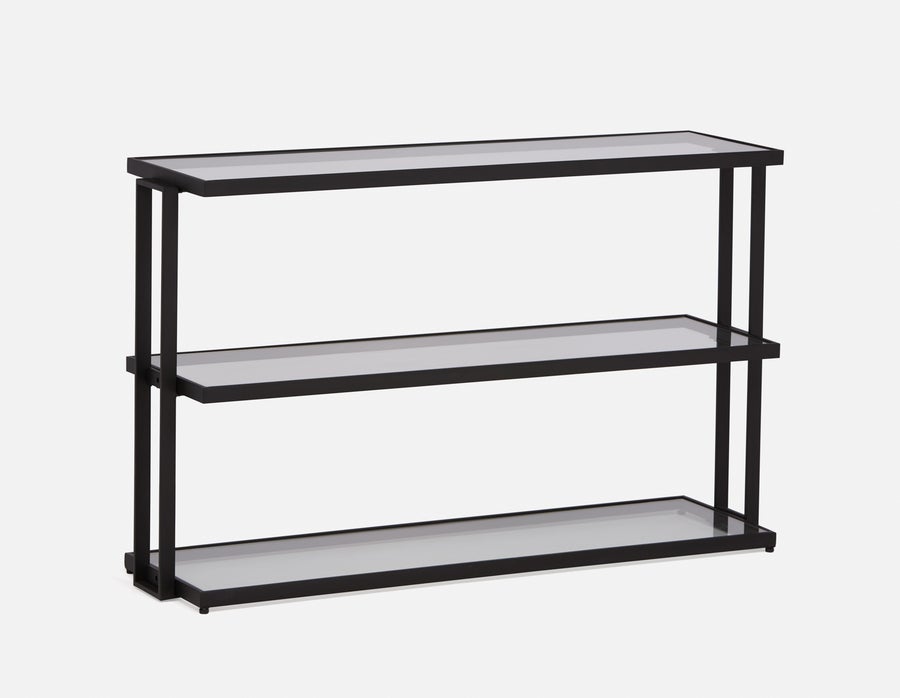 AGLAYA 3-Tier tempered Glass Shelves 132cm undefined