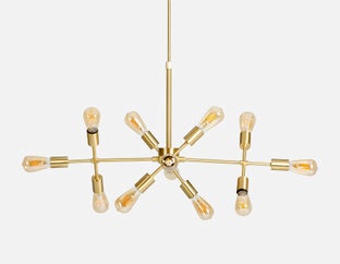 CASSIOPEIA - suspension 32 cm x 91 cm - Laiton