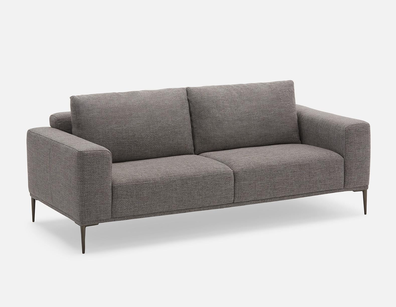 LOUNIS - contemporary 3-seater sofa - Grey