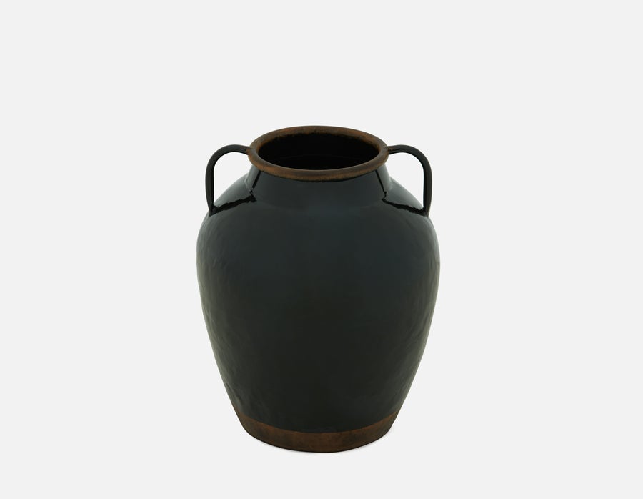 DEVENTER large metallic vase 29cm undefined