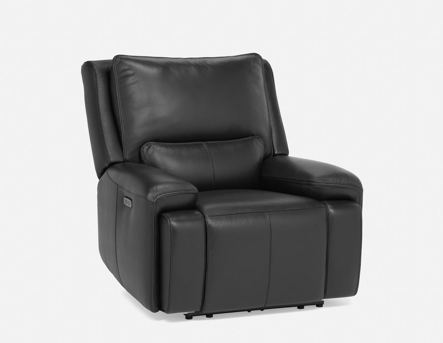 FAOUZI fauteuil inclinable en cuir contemporain undefined