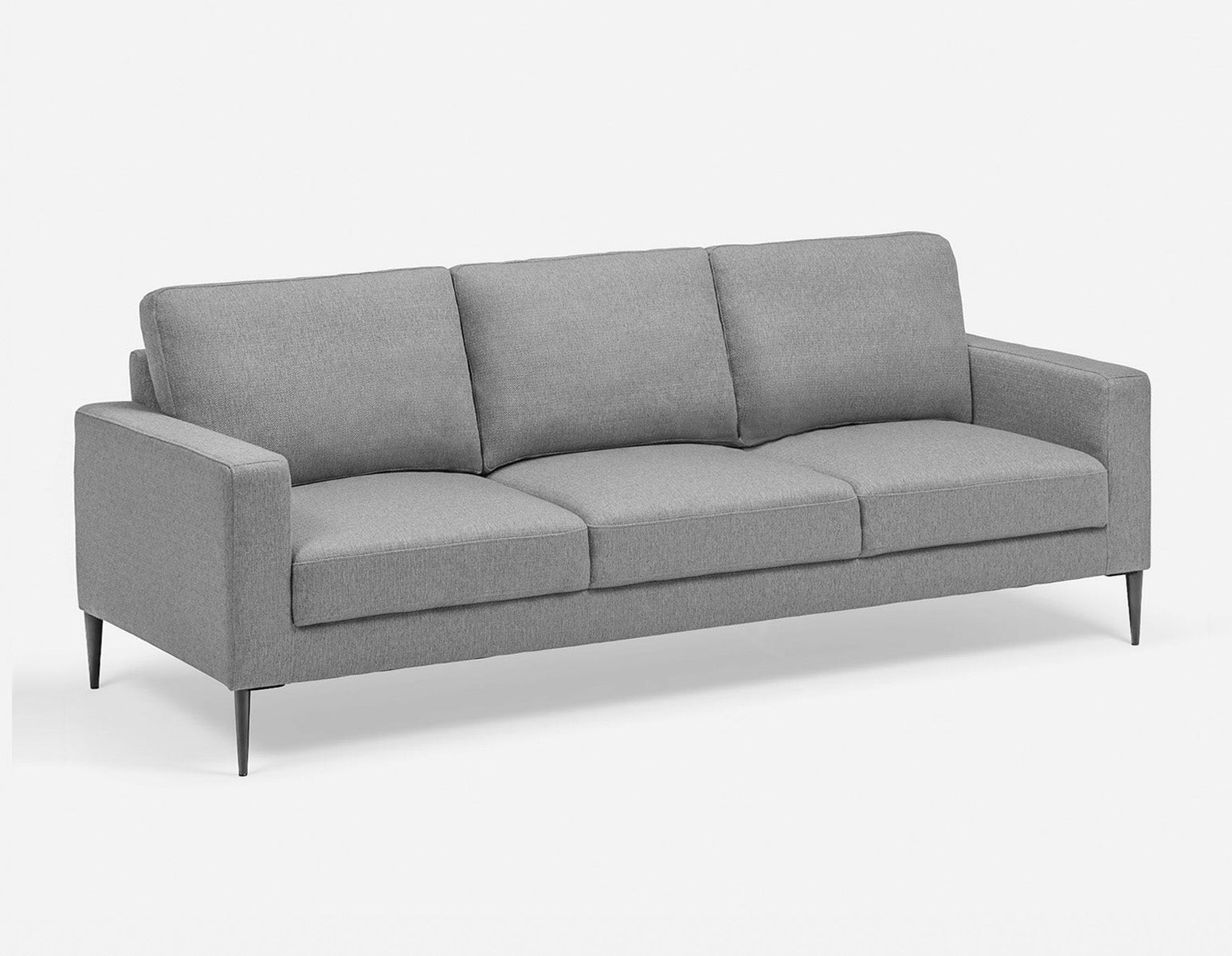 TERESA - contemporary 3-seater sofa - Grey