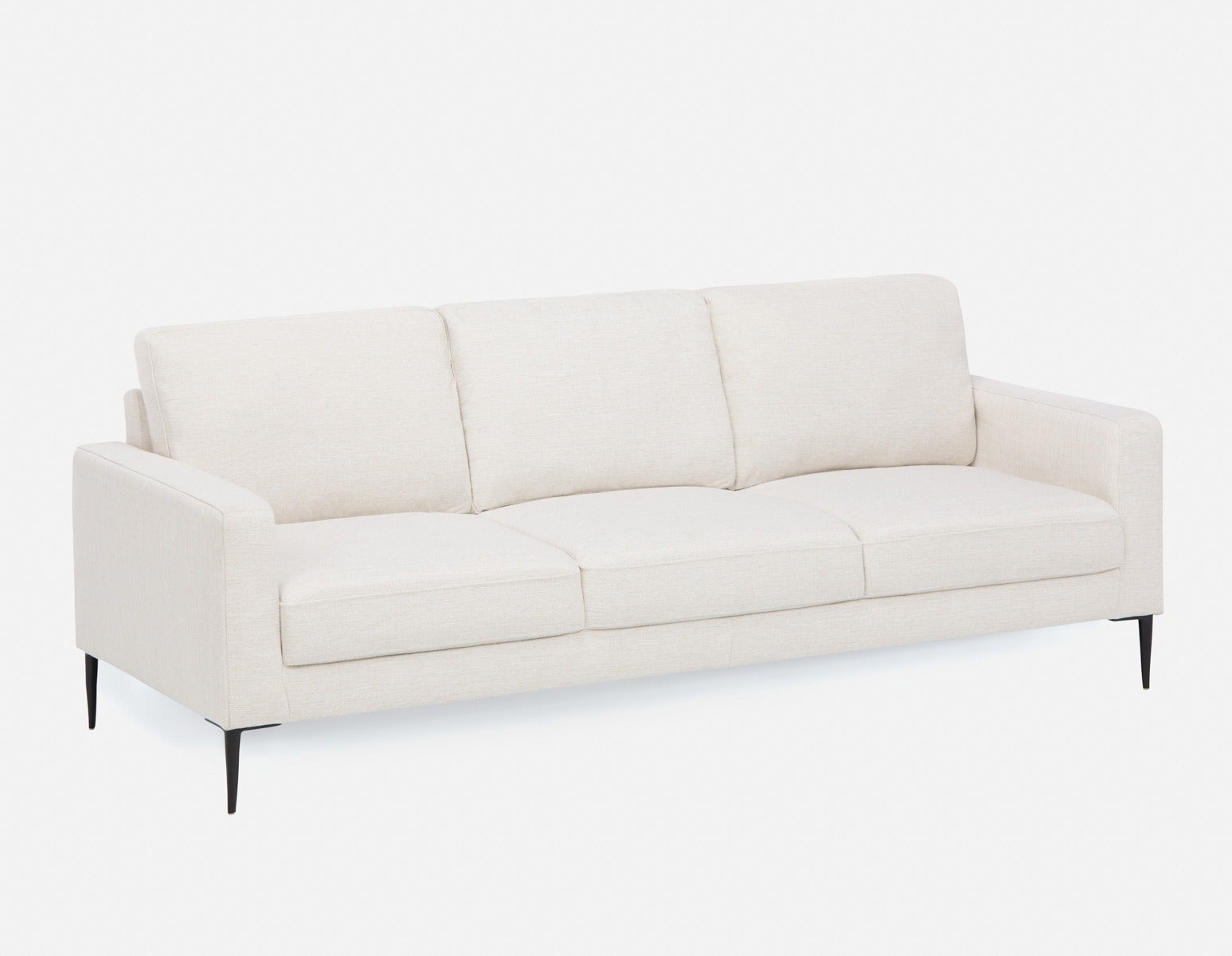 TERESA - contemporary 3-seater sofa - Cream