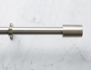 OSMO - ensemble de tringle à rideaux - Argent