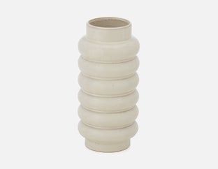 OLINA - ceramic vase 29cm - White