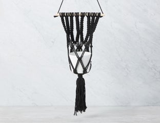 VANCE - plant hanger 85 cm - Black