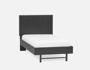 MONTANA - lit simple moderne - Noir