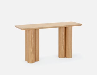 GUIDO - modern minimalist console table 150 cm - Brown