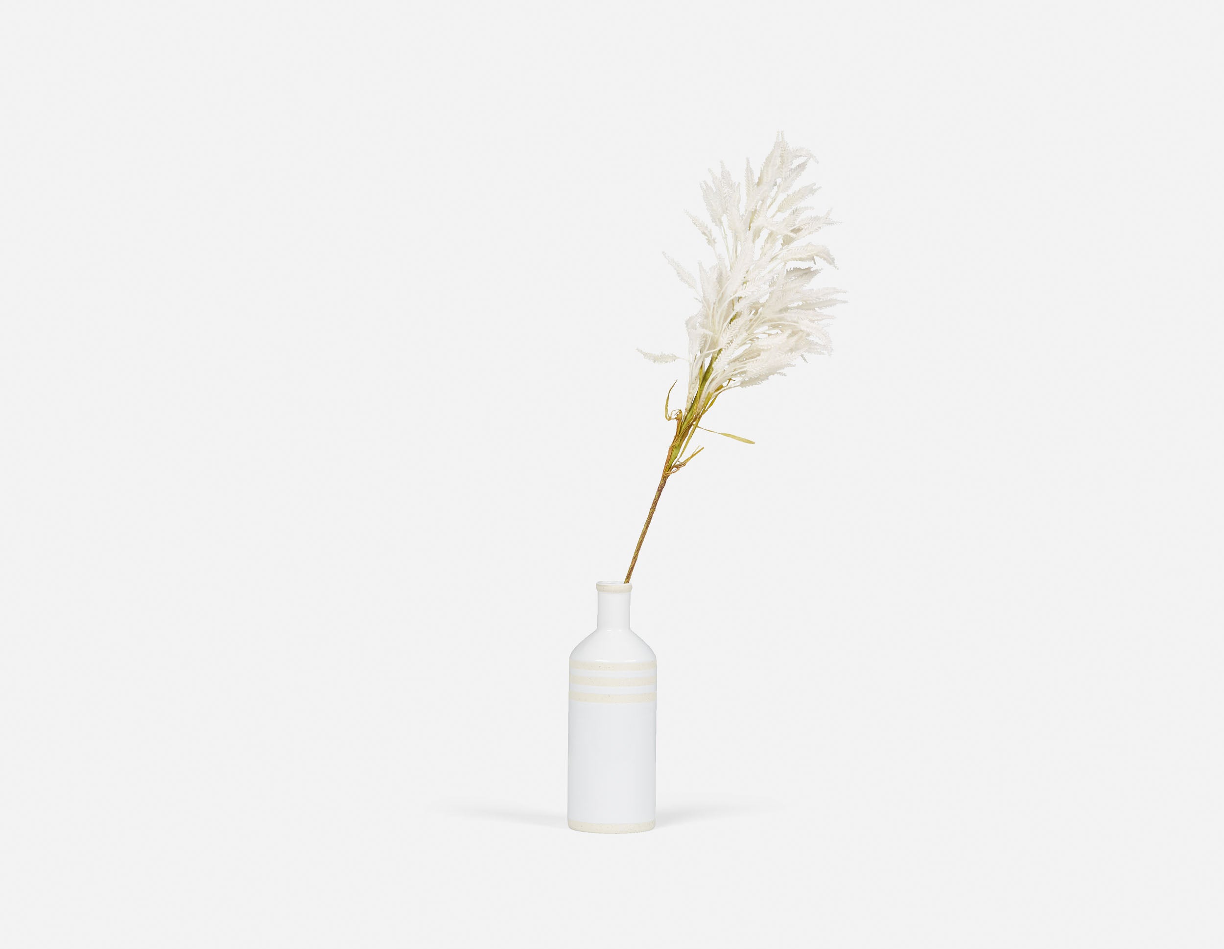 WHEAT III - plante artificielle 97 cm - Blanc