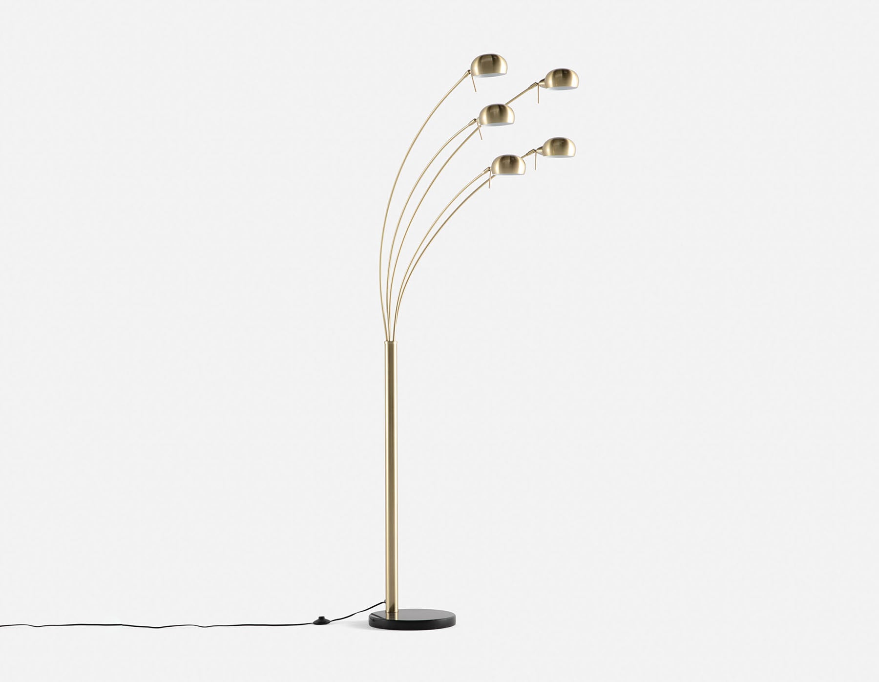 LYRA - floor lamp 231 cm height - Brass