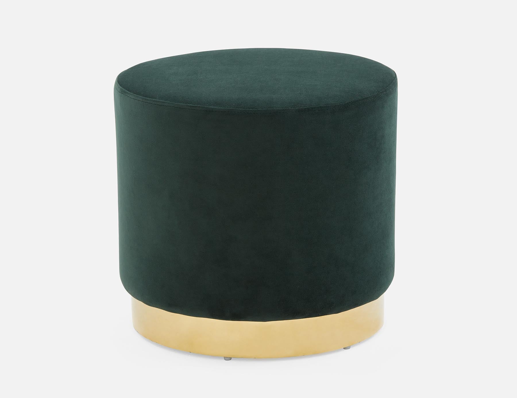 KEIRA - pouf en velours - Vert