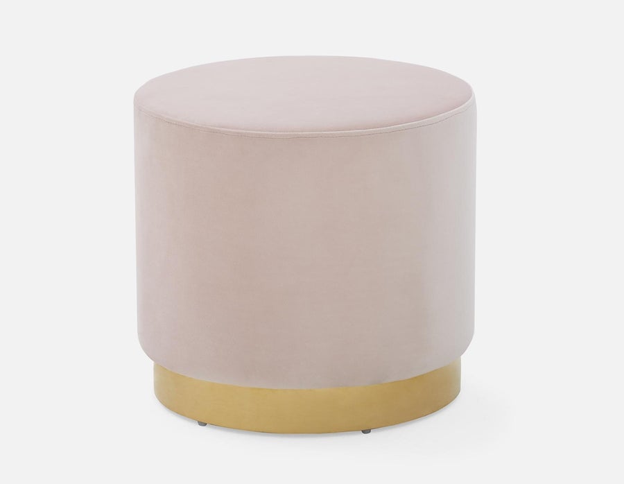 KEIRA velvet ottoman undefined