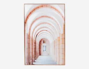 ABBEY - framed giclée 100 cm x 150 cm - Multi