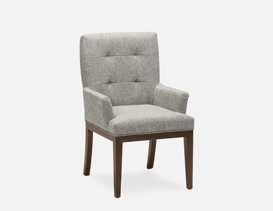 VICTORIA chaise de salle à manger capitonnée avec accoudoirs undefined