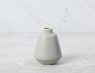 ALMA - ceramic vase 11cm - Grey