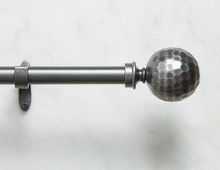 CHESTER - curtain rod set - Charcoal