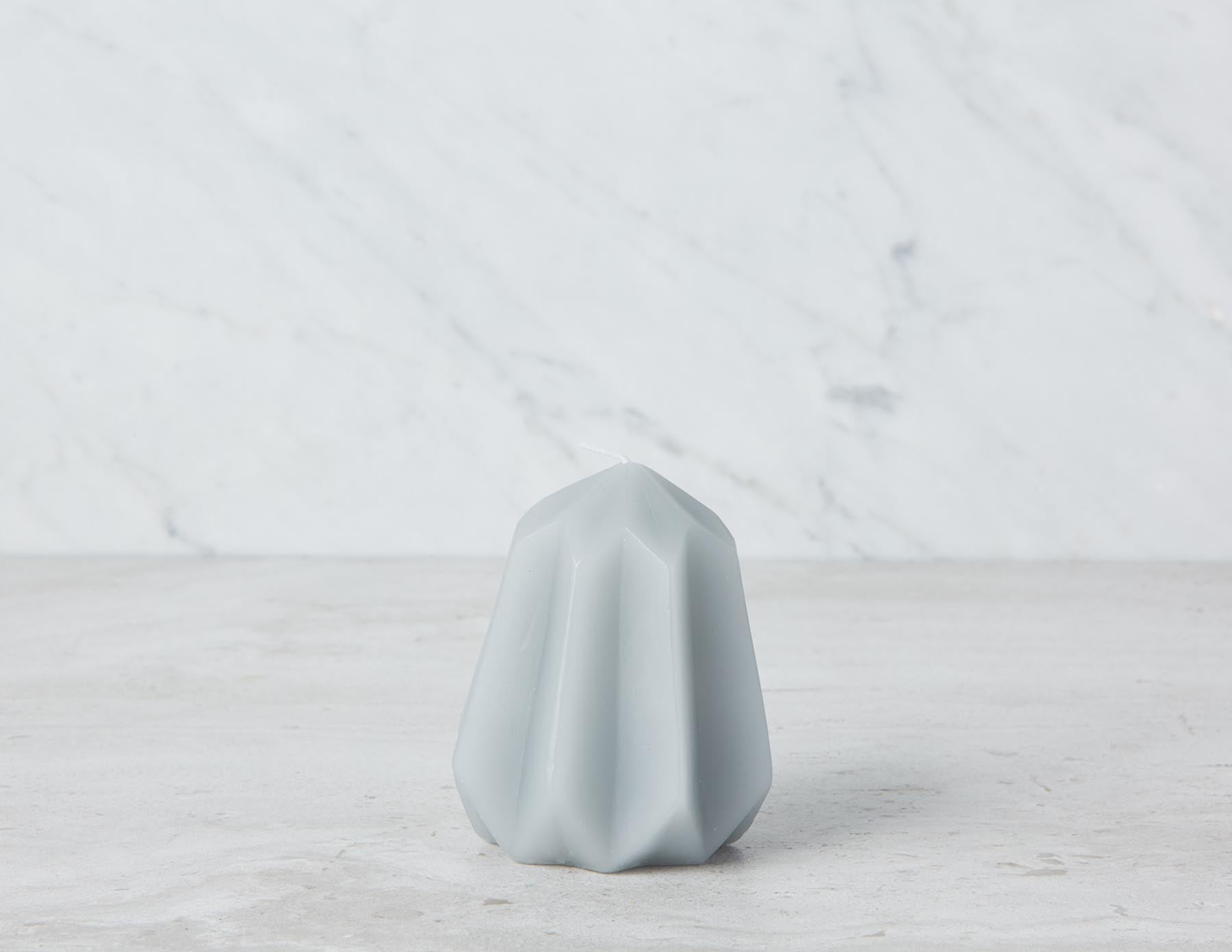 NOORVIK - candle 10 cm - Grey