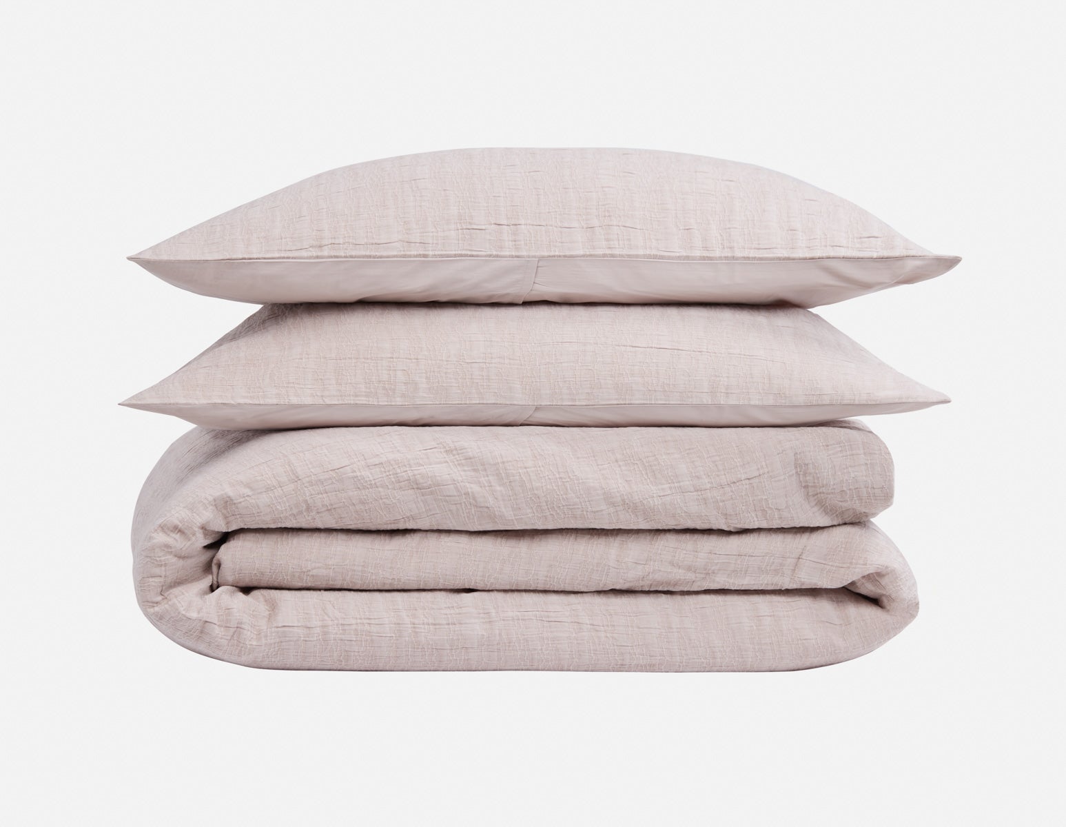 OXFORD - 3-piece king duvet cover set - Taupe