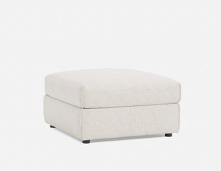 BOWERY - contemporary ottoman - Greige