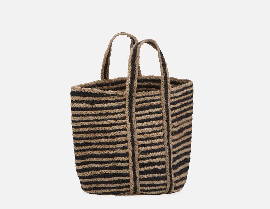 PRISCILLA braided jute tote bag undefined
