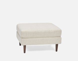 KINSEY - pouf capitonné - Beige