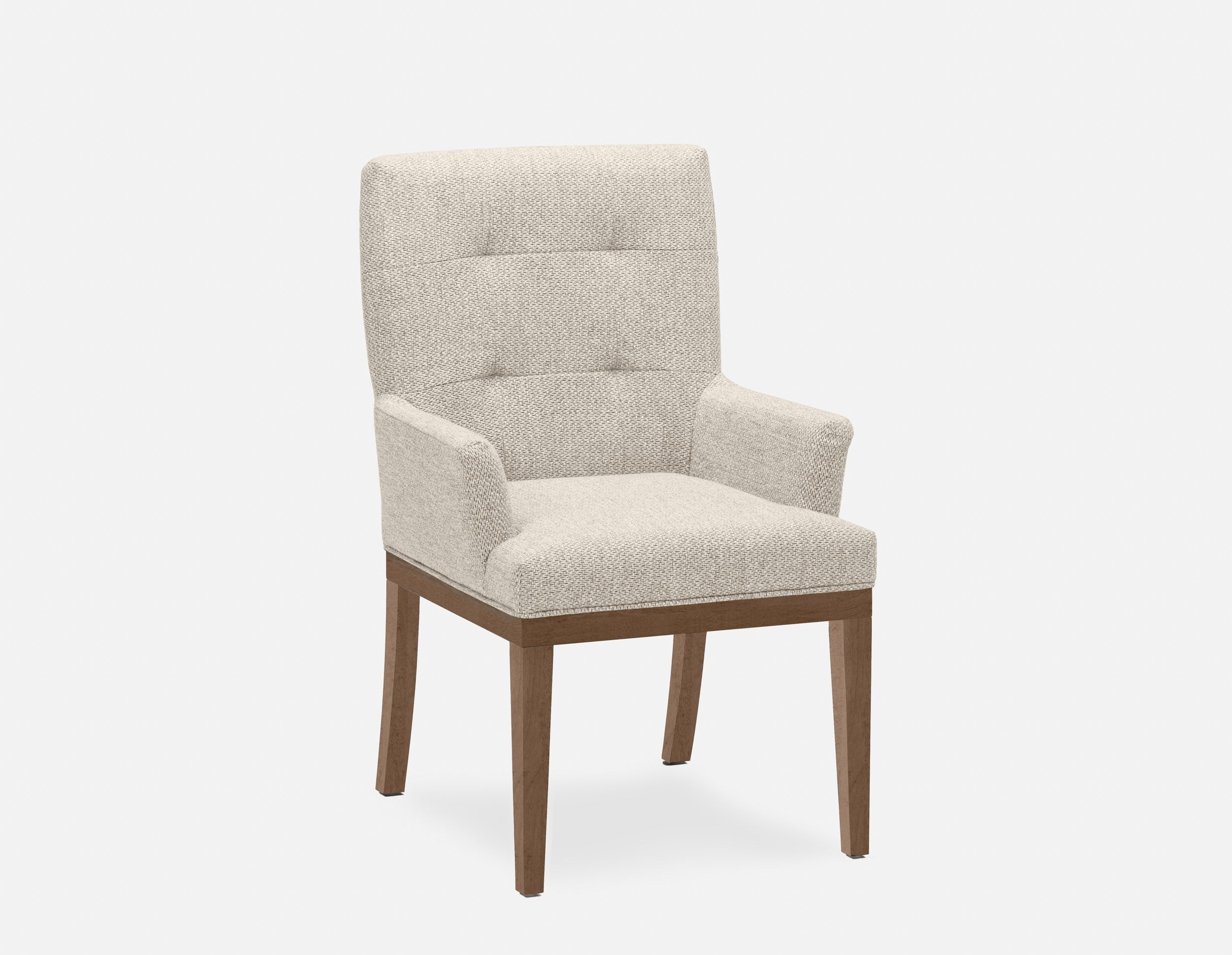 VICTORIA - tufted dining armchair - Beige