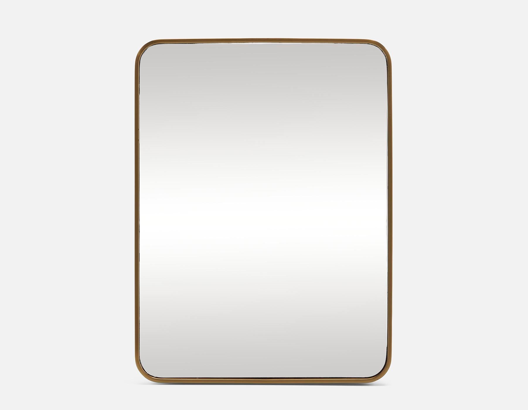 JAXEN - mirror 60 cm x 80 cm - Brass