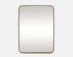 JAXEN - miroir 60 cm x 80 cm - Laiton