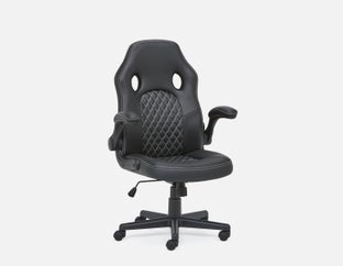 LEANDRO - ergonomic gaming chair - Black