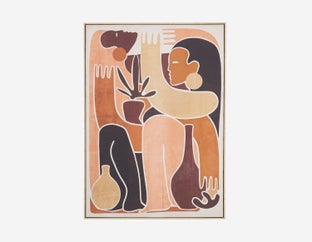 GESTE - framed giclée 100x140cm - Multi