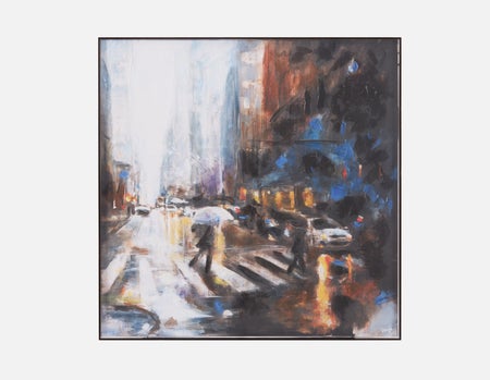 NOVA - acrylic shadow box art 85 x 85 cm - Multi