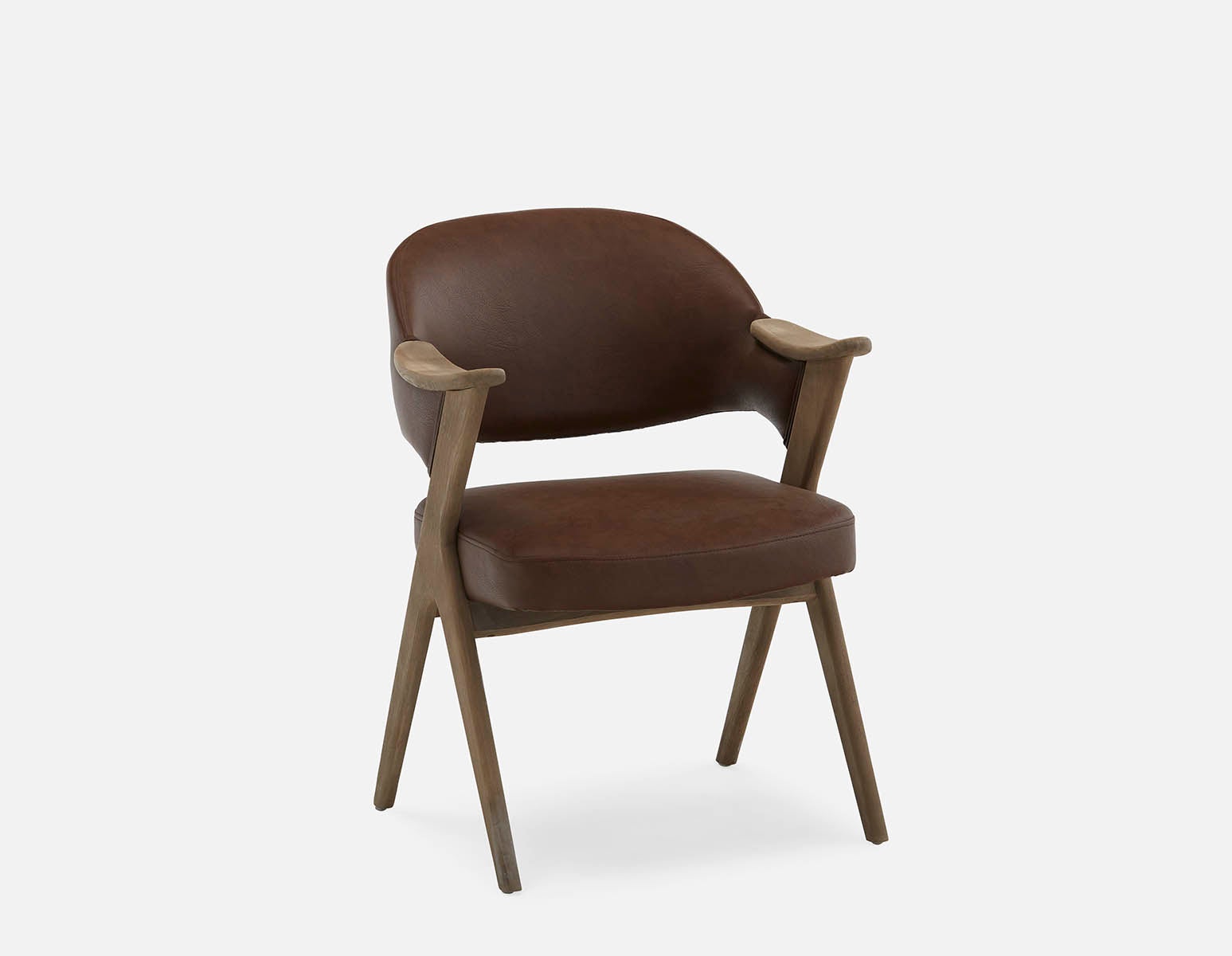 LORENA ash wood dining armchair undefined
