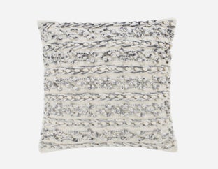 BEATRIZ - coussin 50cm x 50cm - Gris