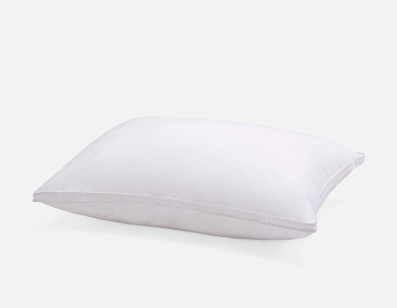 MIKEL - oreiller 76 cm x 50 cm - Blanc