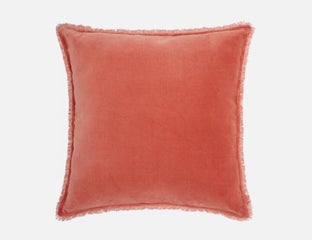 DULCE - velvet cushion 50 cm x 50 cm - Rose