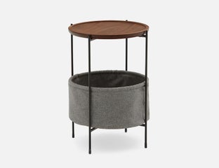 MALAK - end table 42 cm - Walnut