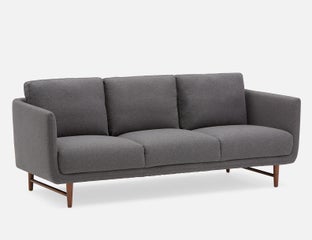 AARON - 3-seater sofa - Charcoal