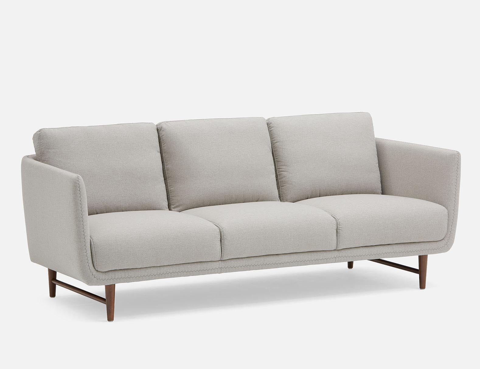 AARON - 3-seater sofa - Grey