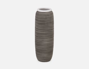 INA - ceramic vase 46 cm - Grey