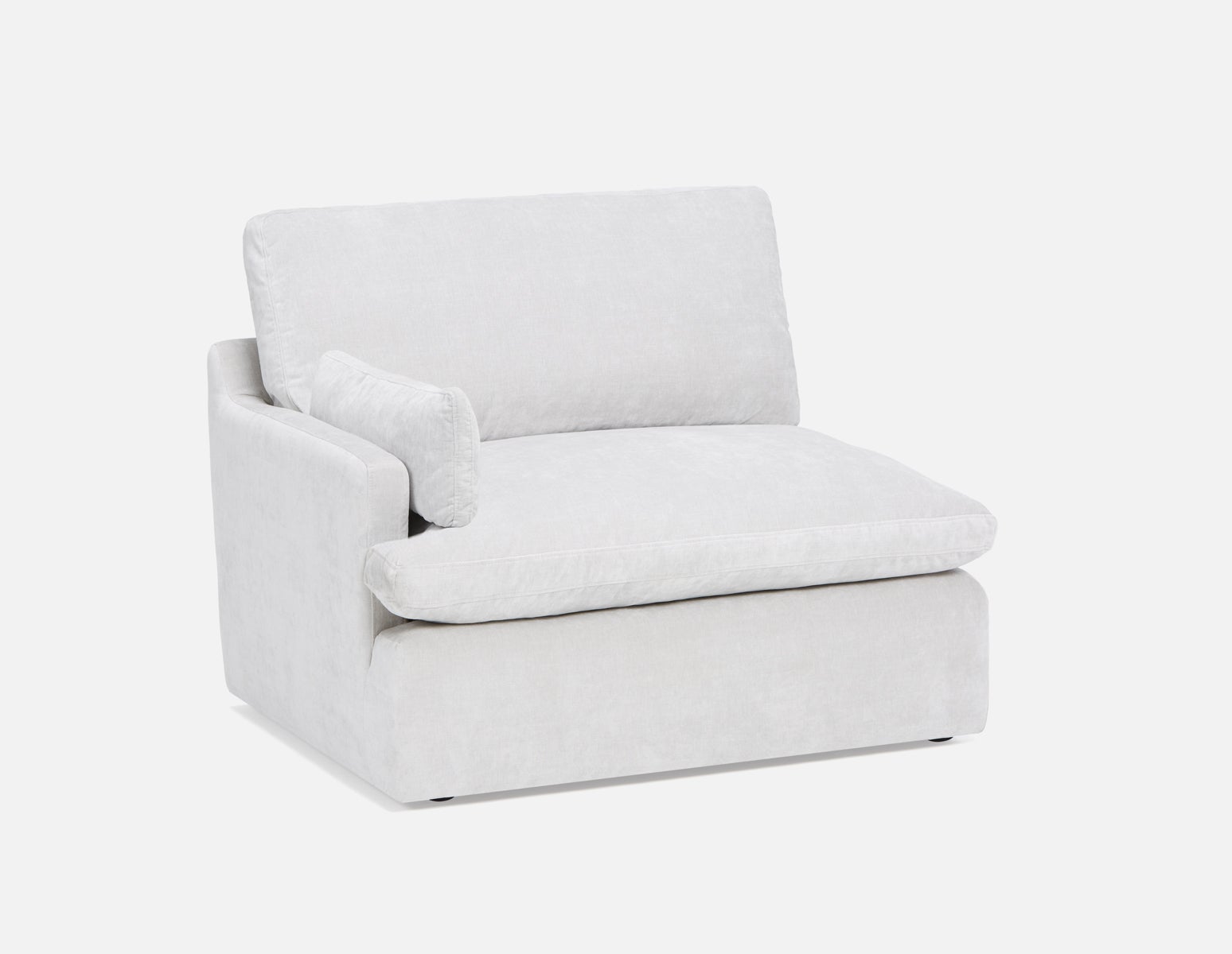 CHABLIS - modular sofa with left arm customize to fit your space - Light Grey