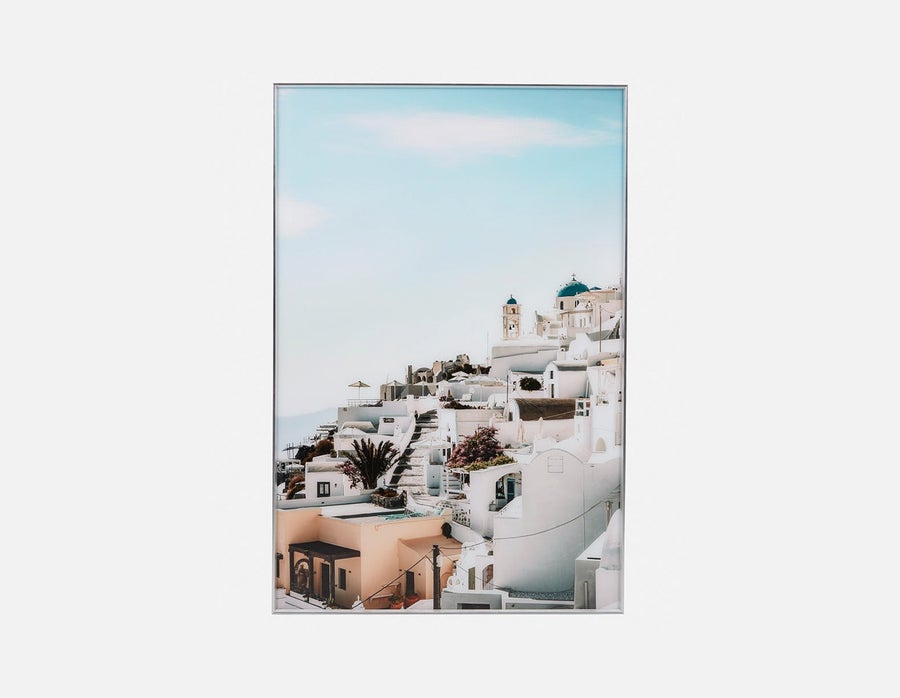 SANTORINI III framed giclée 80 cm x 120 cm undefined