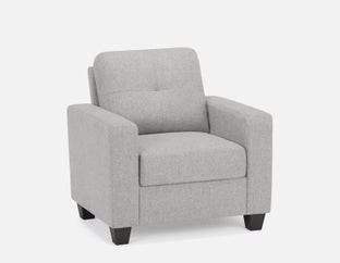 ERIN - armchair - Light Grey