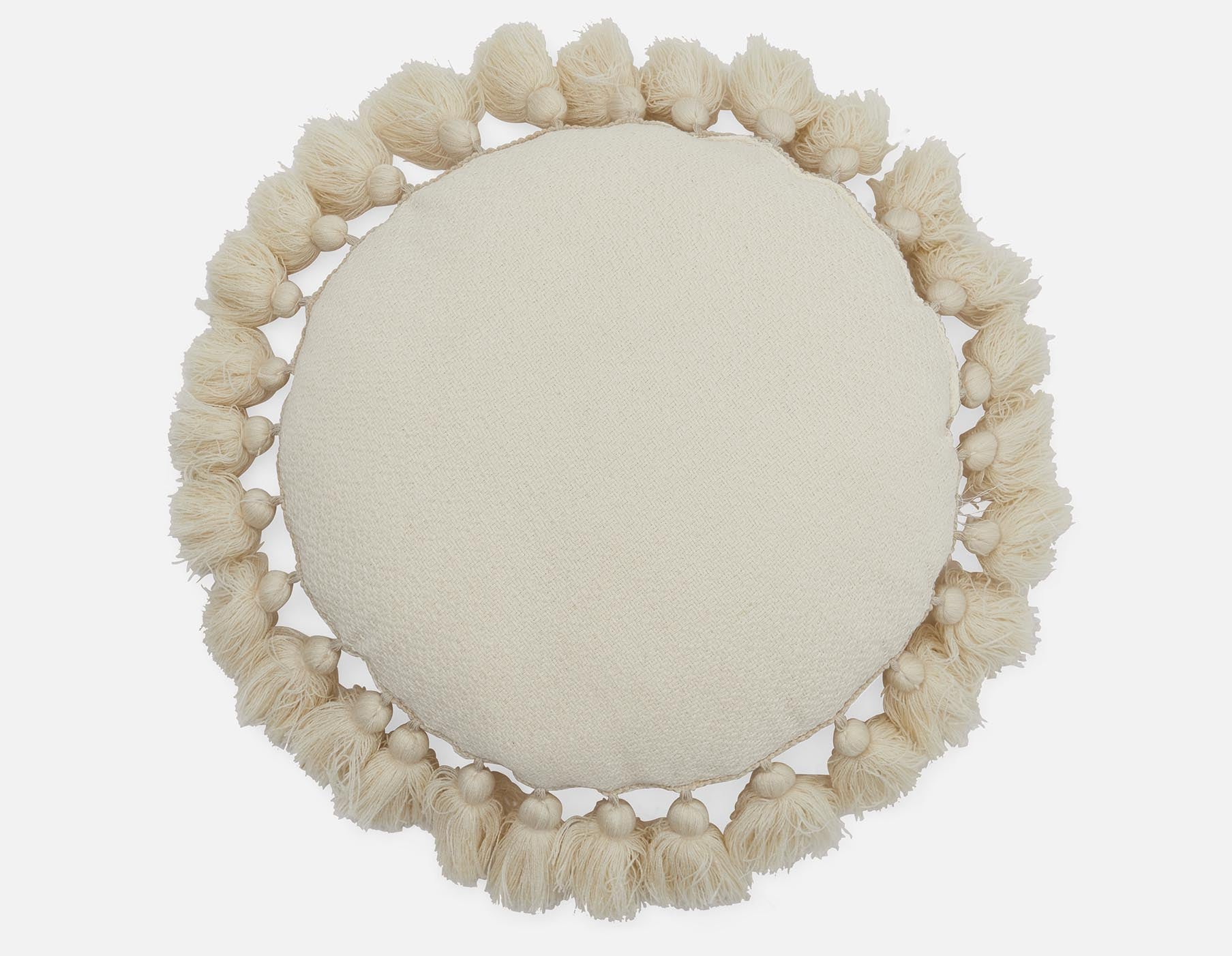 DEMBA - cushion 40 cm x 40 cm - White