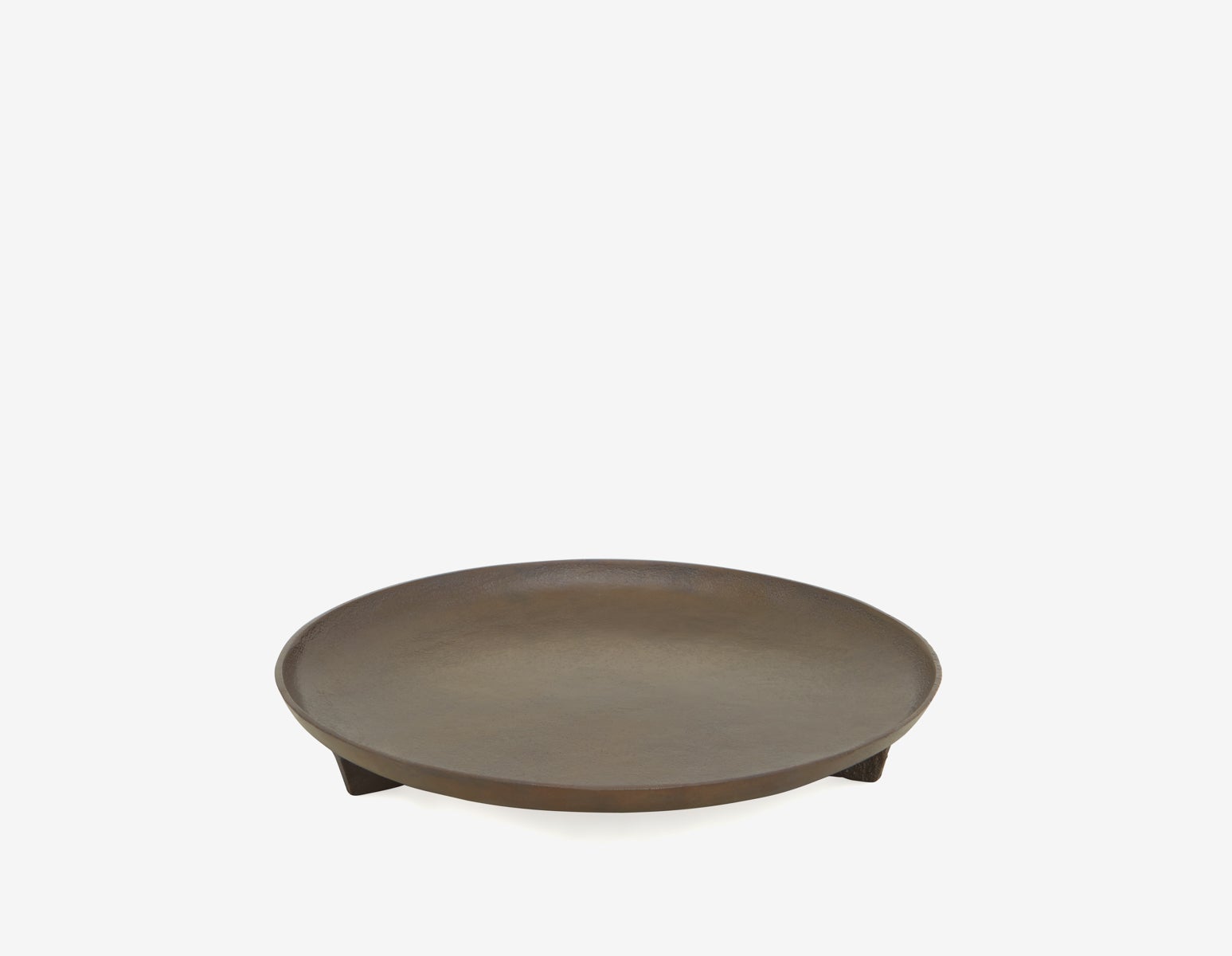 SURVE - aluminum tray 41 cm - Brass
