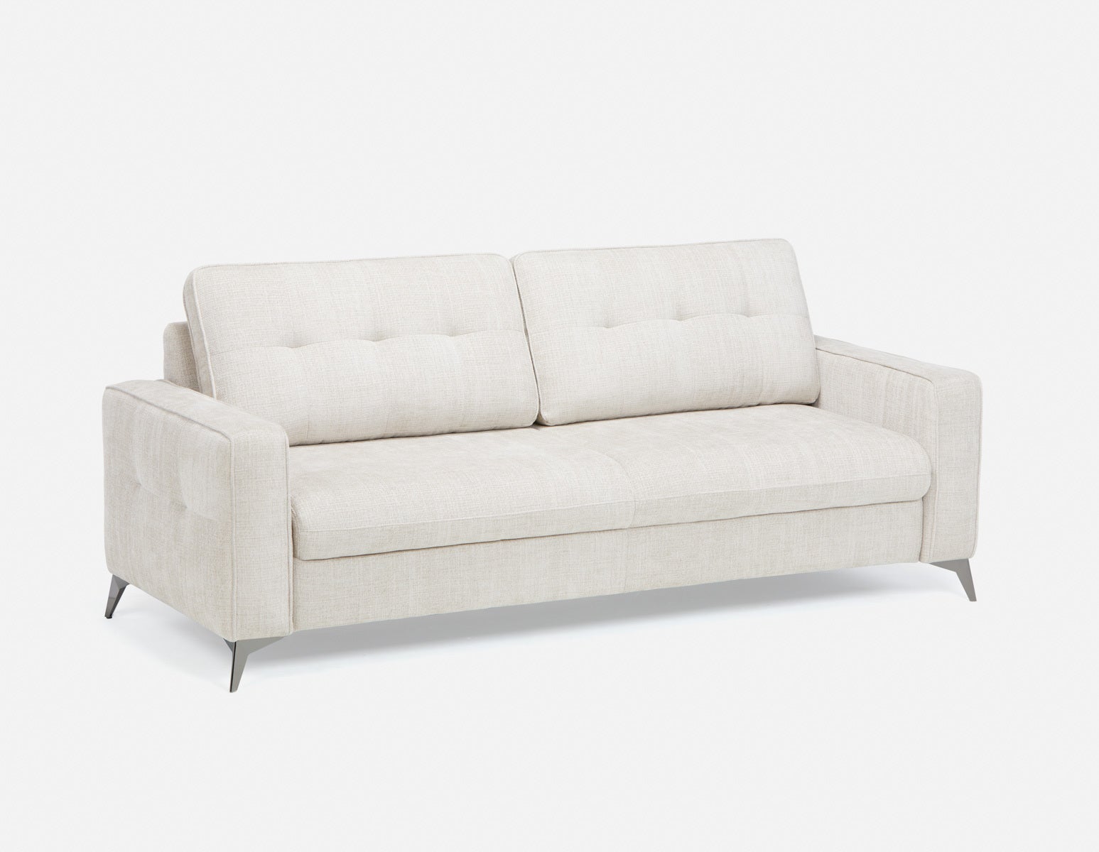 BRAD - mid-century modern sofa-bed - Beige