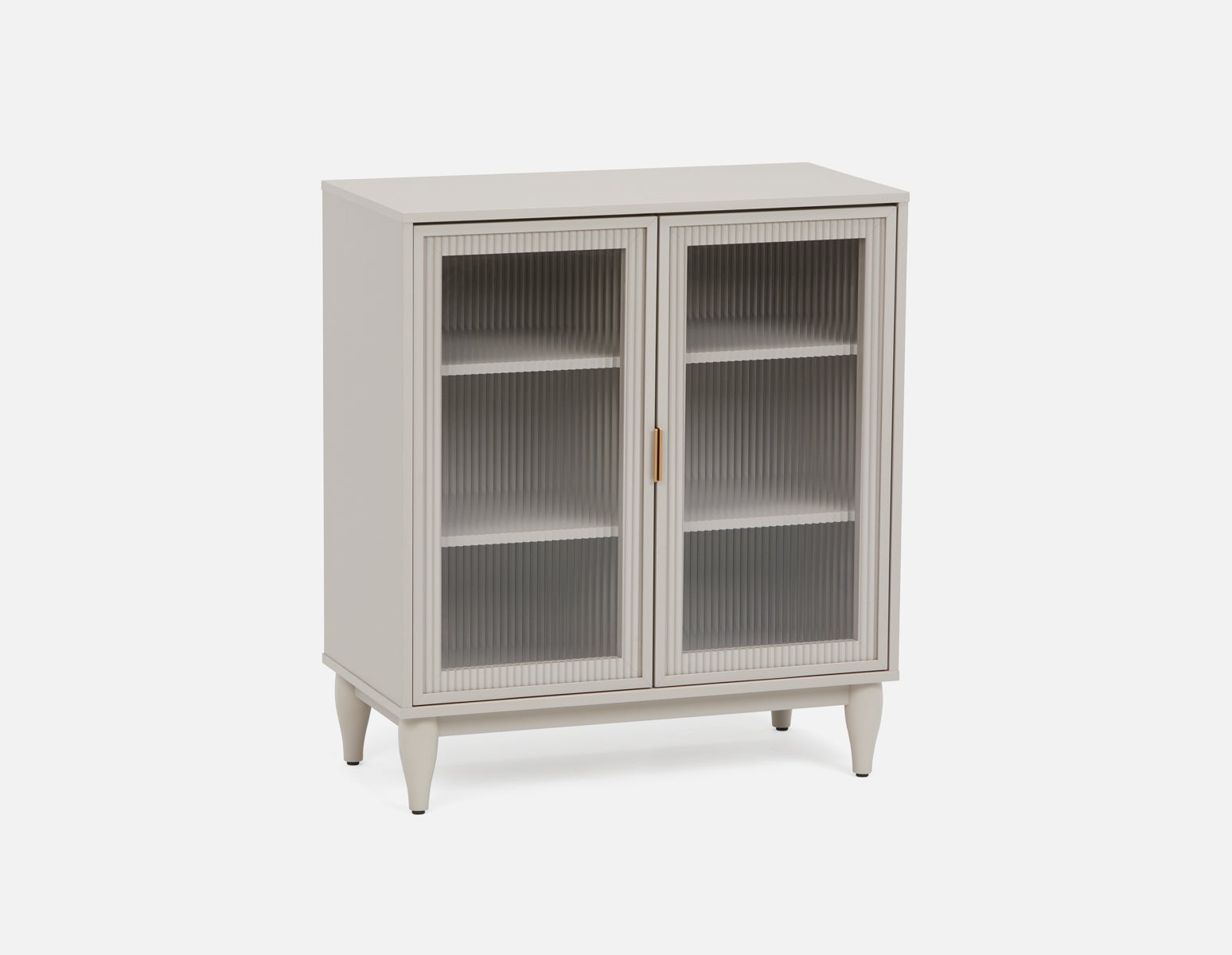 ALLESSIO - modern contemporary 2-door sideboard - Taupe