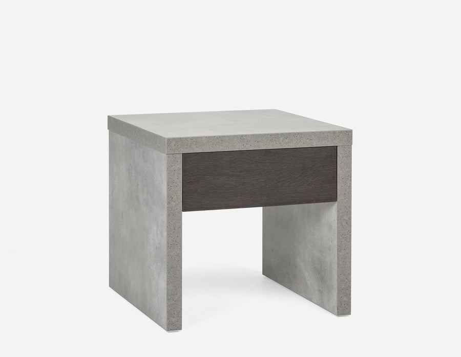 LIAM industrial chic end table 56 cm undefined