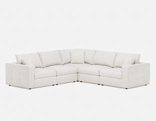 BOWERY - canapé d'angle contemporain - Greige